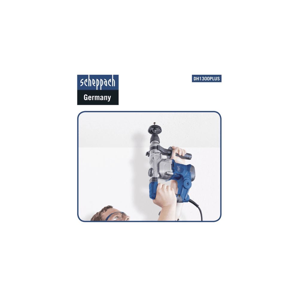 Produktbild SCHEPPACH Bohrhammer DH1300Plus mit SDS-Plus Aufnahme bild 4