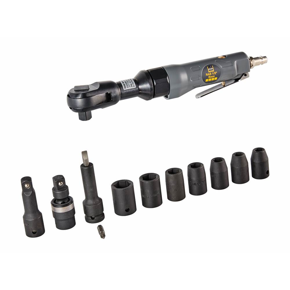 Produktbild SCHNEIDER Ratschenschrauber RAS-Set 1/2" Base im Set mit 7 Steckschlüsseln