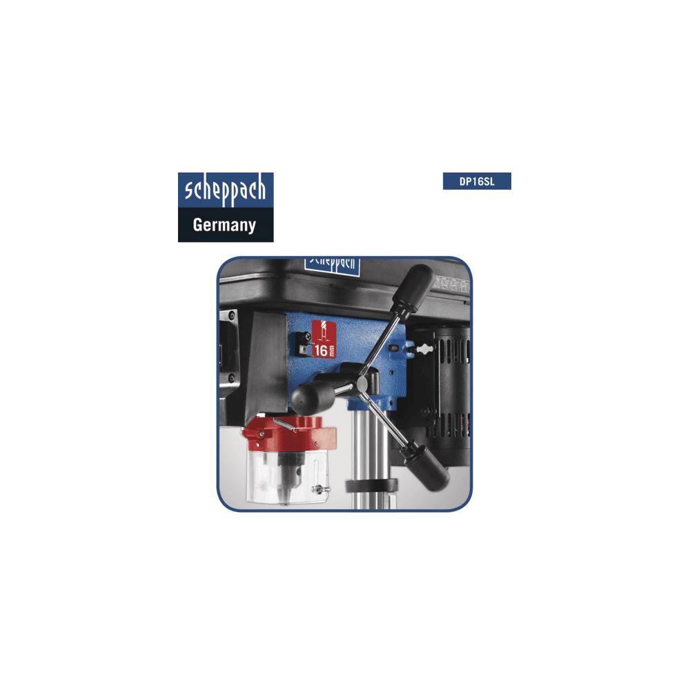 Produktbild SCHEPPACH Bohrmaschine Tischbohrmaschine DP16SL 230V 50Hz 550W 16mm bild 4