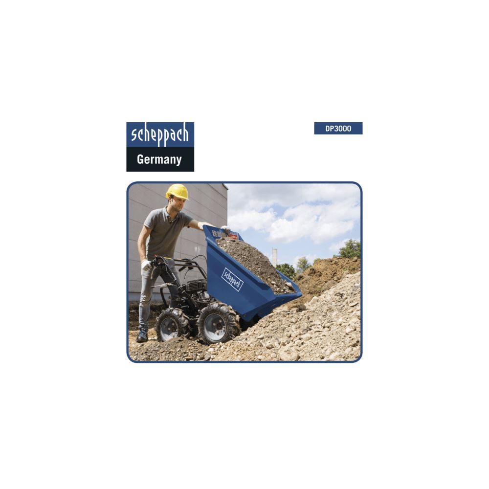 Produktbild SCHEPPACH Dumper DP3000 Raddumper 6.5PS 300kg bild 6