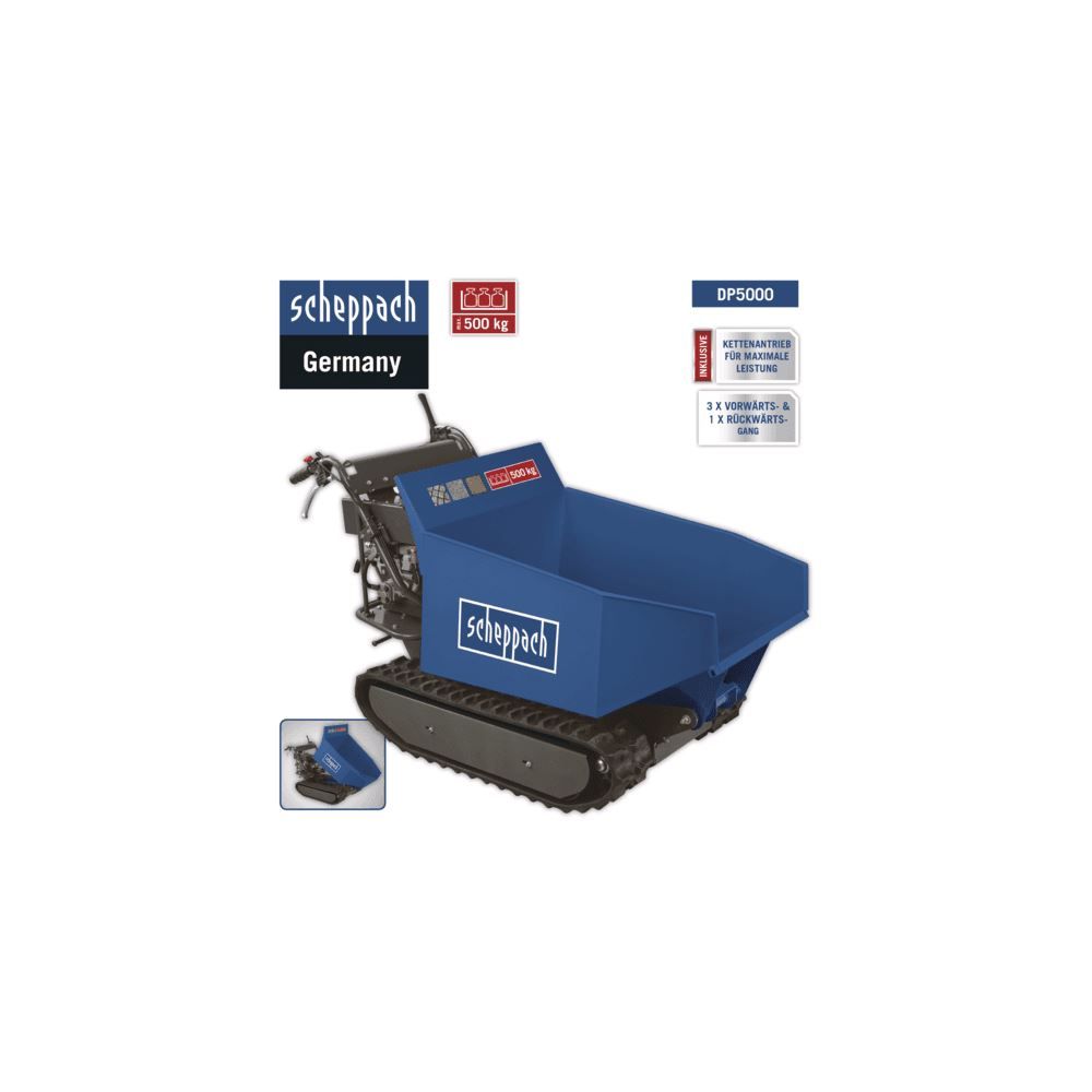 Produktbild SCHEPPACH Dumper DP5000 Raddumper 6.5PS 500kg bild 4