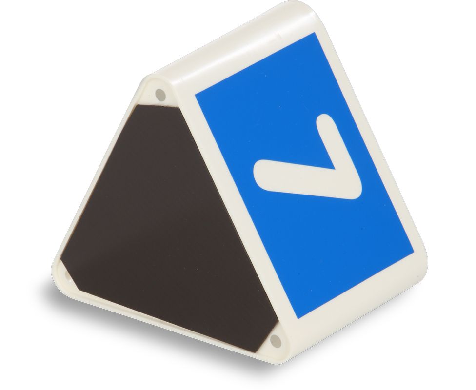 Produktbild Eichner Leitzahlträger Blau Ziffern 1-25 mit Magnet