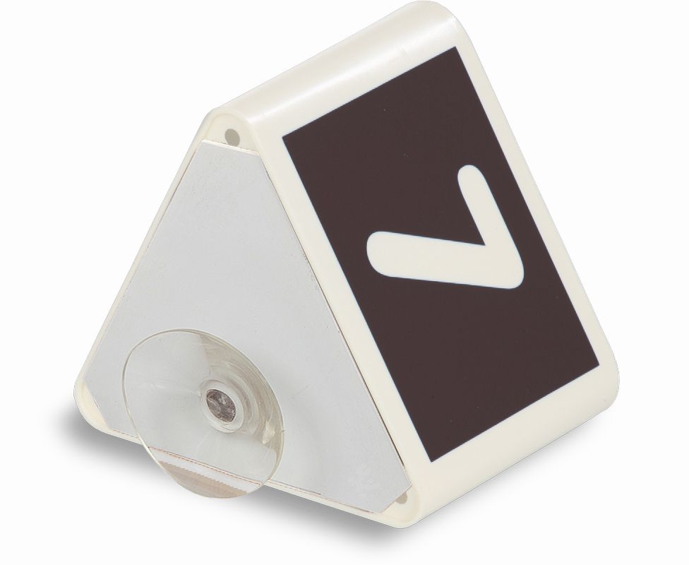 Produktbild Eichner Leitzahlträger Schwarz Ziffern 51-75 mit Saugnapf