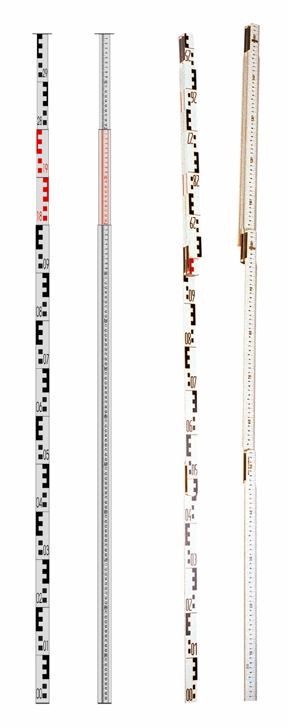 Produktbild Nedo Geometer-Maßstab 4m Länge 0,5m 8 Glieder