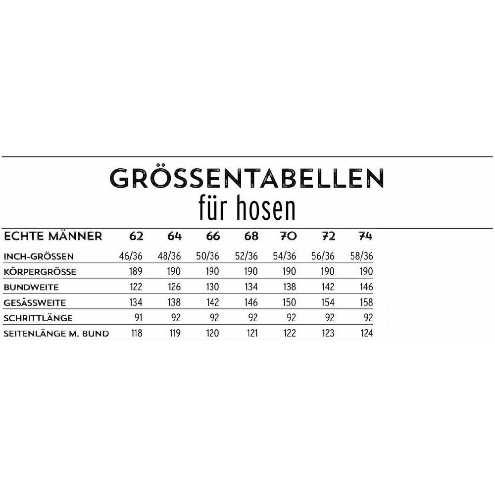 Produktbild fhb groessentabelle hosen 3 bild 4