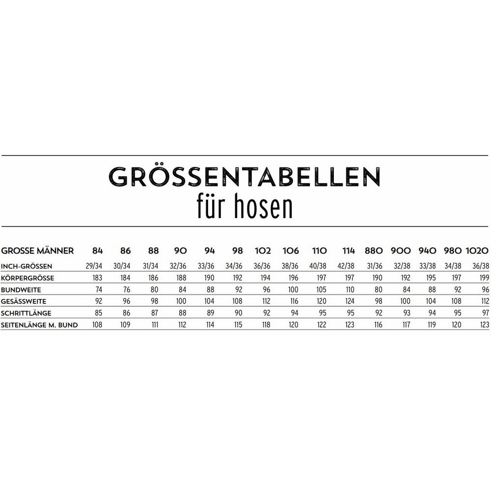 Produktbild fhb groessentabelle hosen 4 bild 5