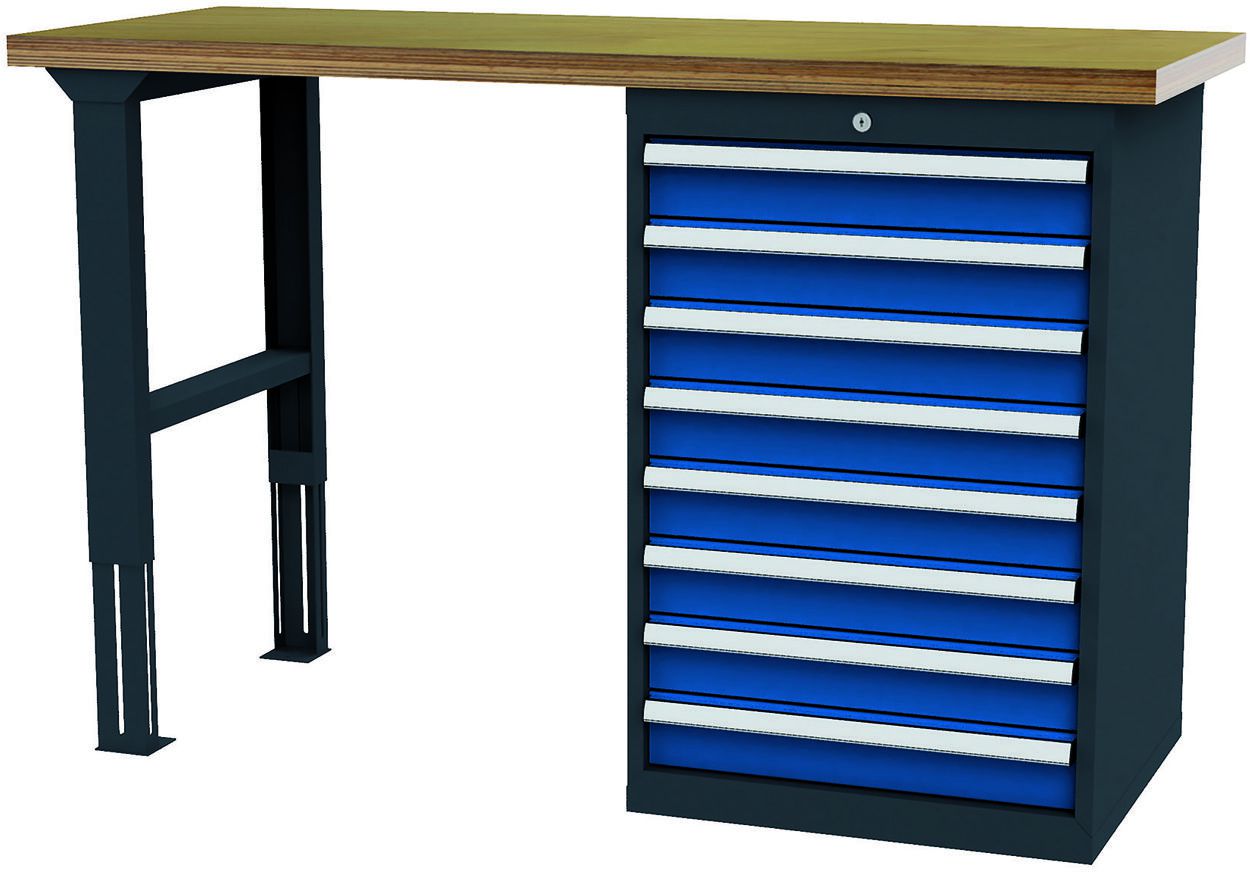 Produktbild Forum Reihenwerkbank mit 8 Schubladen B 1500 mm