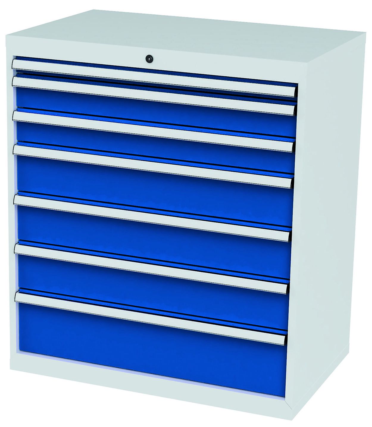 Produktbild Forum Schubladenschrank Höhe 1020 mm 7 Schubladen Schließanlage