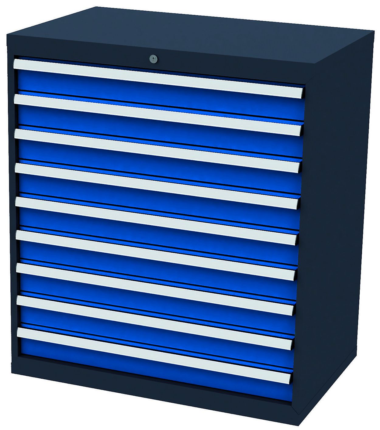 Produktbild Forum Schubladenschrank Höhe 1020 mm mit 9 breiten Schubladen