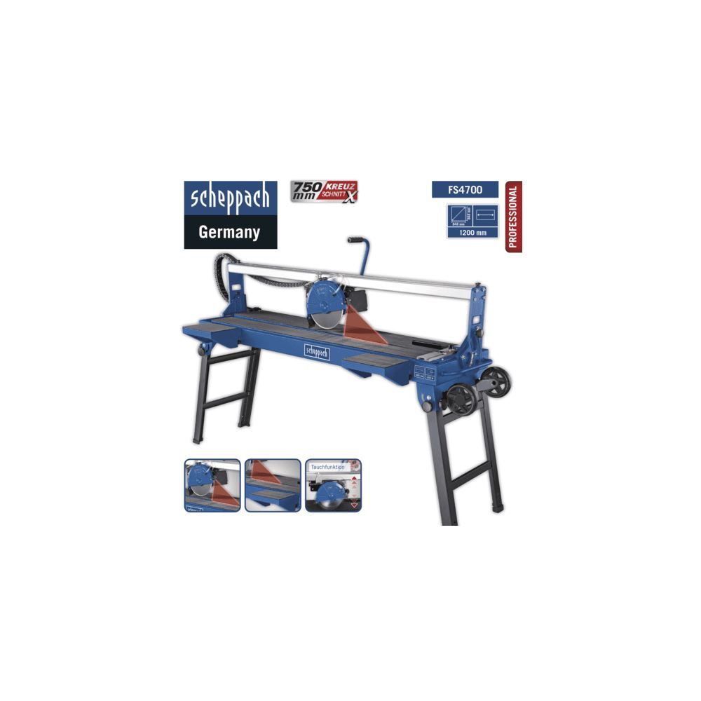 Produktbild SCHEPPACH Fliesenschneider FS4700 230V 50Hz 1200W bild 6