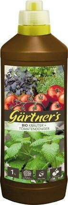 Produktbild Gärtner`s Bio Dünger für Kräuter + Tomaten, 1 l