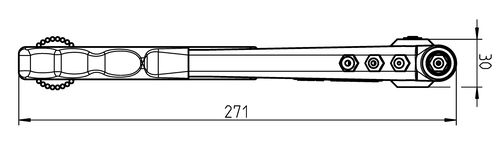 Produktbild Handnietzange Gesipa NTS Skizze bild 2