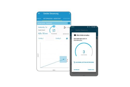 Produktbild GESIPA iBird Pro Premium-Software Setzprozess Assistent