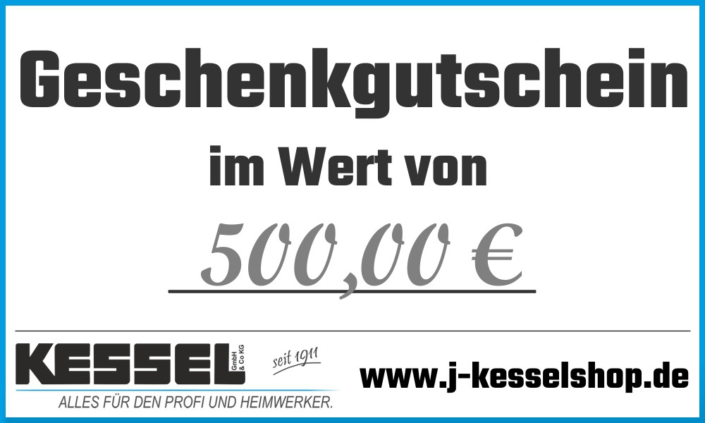 Produktbild Gutschein 500 Euro