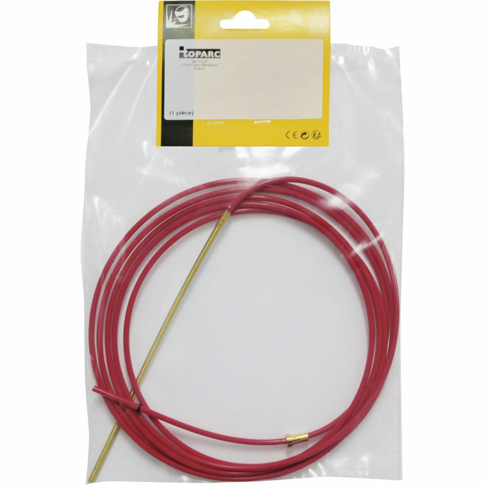 Produktbild Gys Drahtführungsseele PTFE 0,8 1,2mm Alu 8m Rot für PUSH PULL