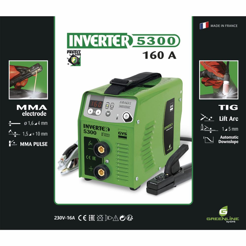 Produktbild Gys Schweißgerät INVERTER 5300 mit Koffer bild 2