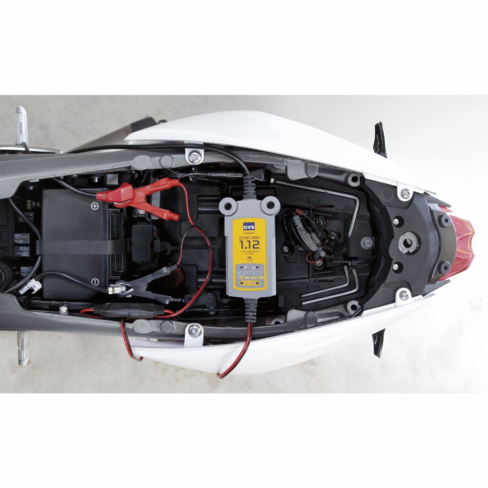Produktbild Gys Ladegerät GYSFLASH 1.12 für Mottorrad Rasenmäher Kart Jet Ski bild 7