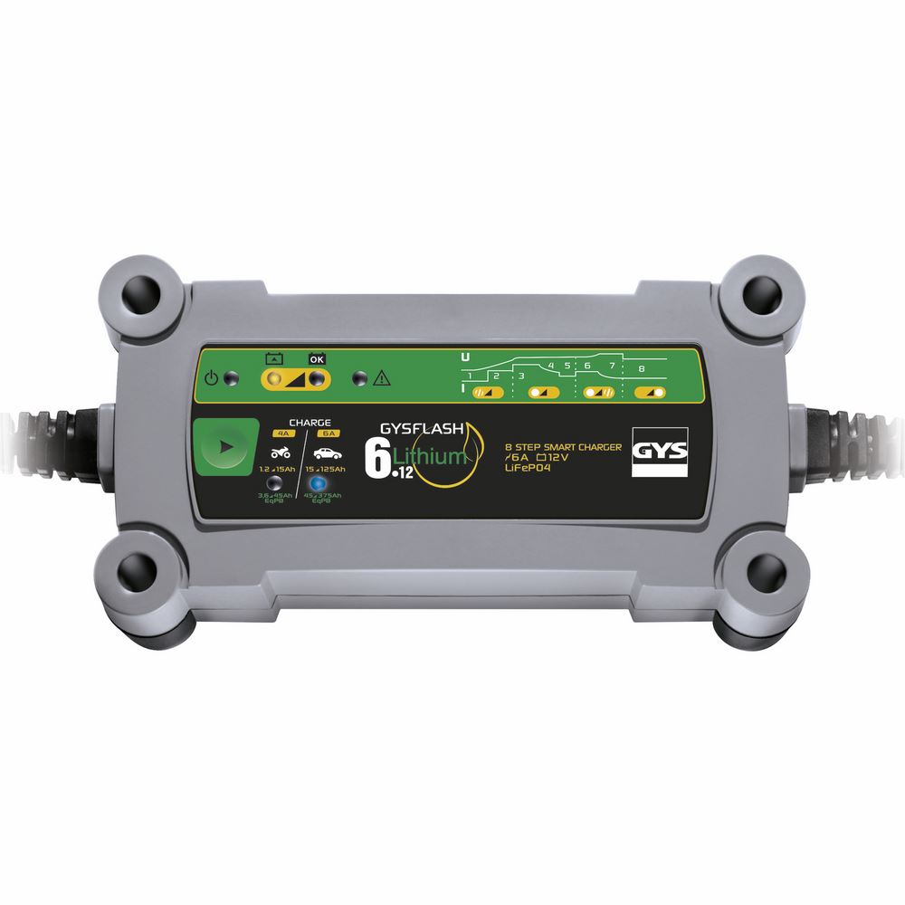 Produktbild Gys Ladegerät für 12V LiFePO4 Batterien GYSFLASH LITHIUM 6A