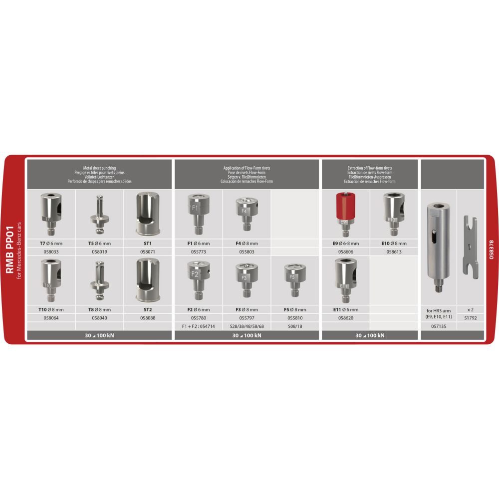 Produktbild Gys Matrizen Set RMB PP01 PUSH-PULL Mercedes-Benz-Gruppe bild 2