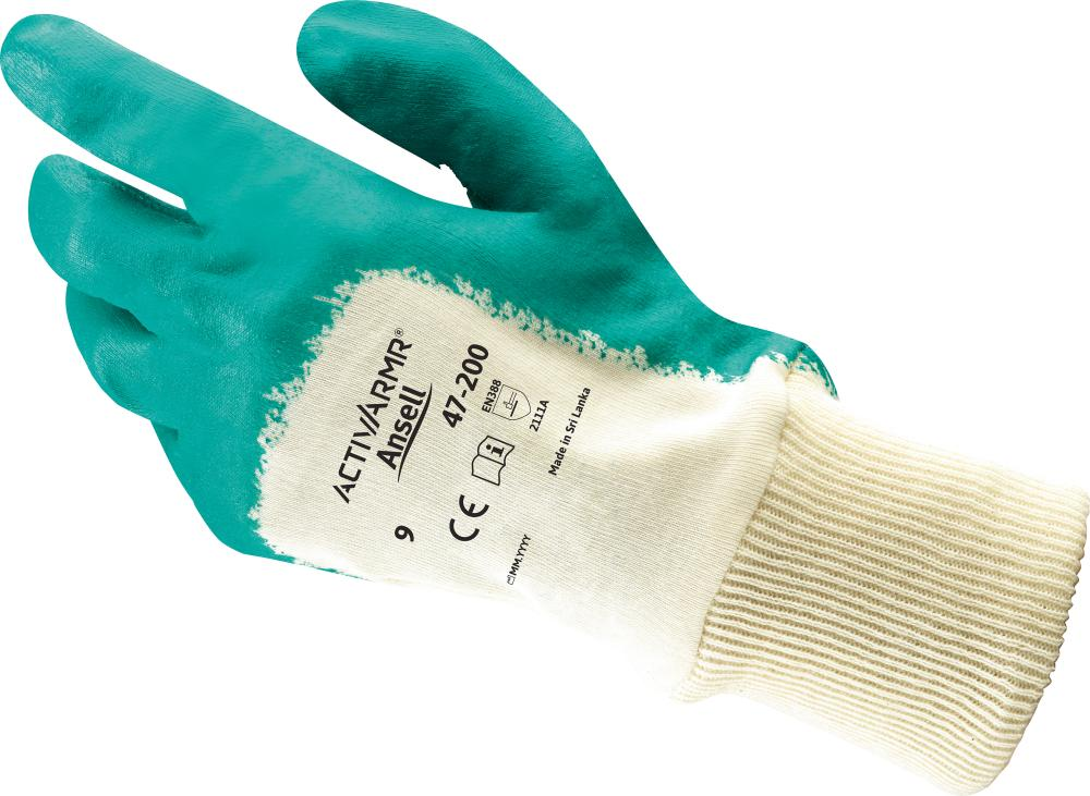 Produktbild Ansell Handschuh Easy Flex 47-200 Größe 10