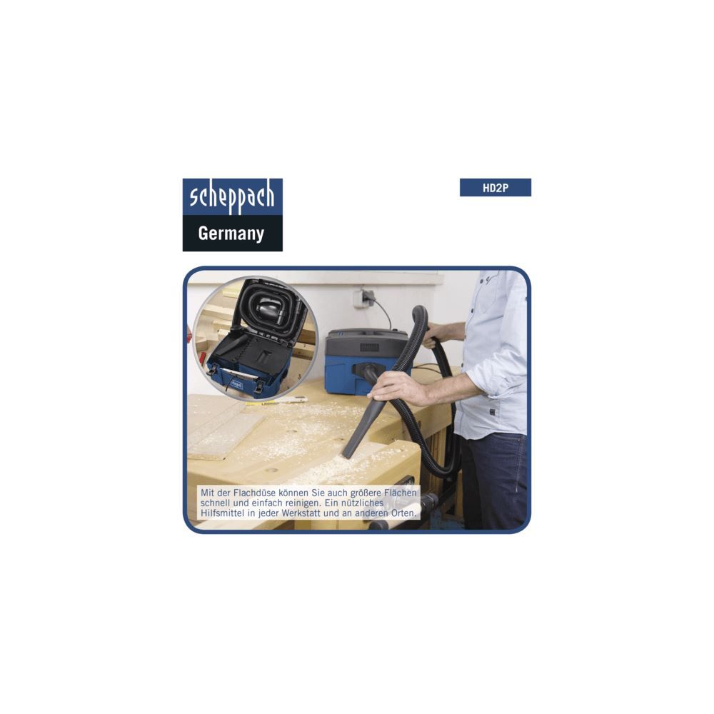 Produktbild SCHEPPACH Absauganlage HD2P 230V 50Hz 1250W bild 13