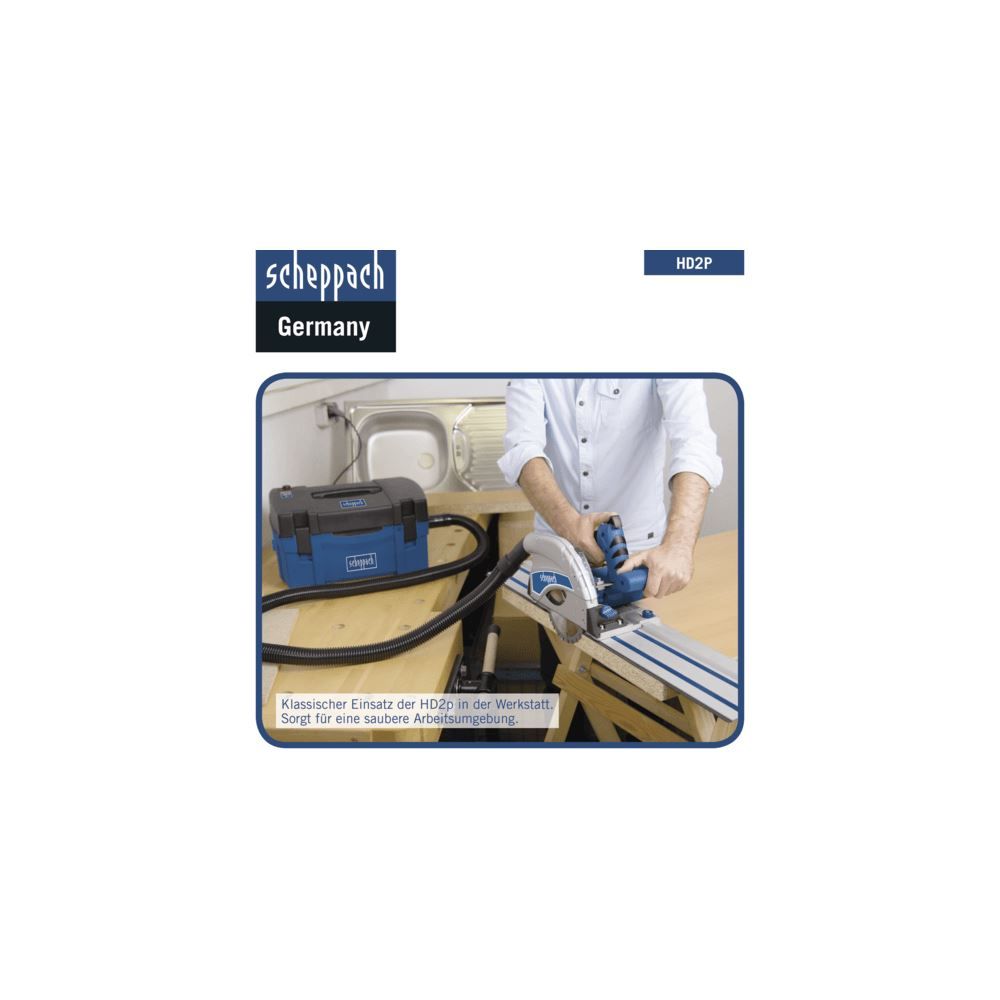 Produktbild SCHEPPACH Absauganlage HD2P 230V 50Hz 1250W bild 8