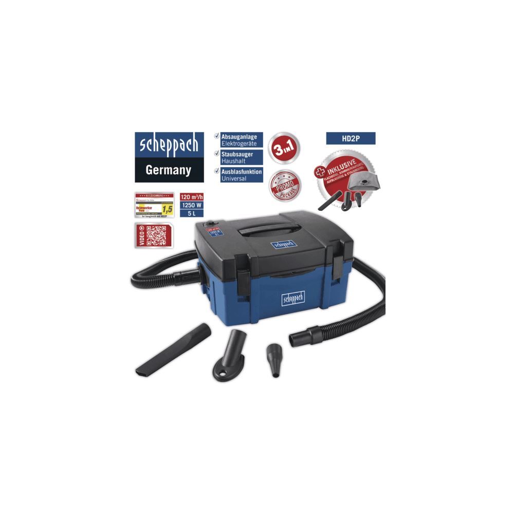 Produktbild SCHEPPACH Absauganlage HD2P 230V 50Hz 1250W bild 9