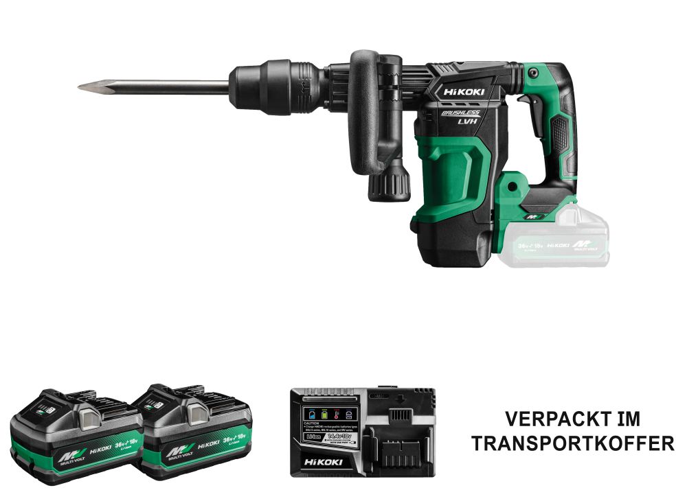 Produktbild Hikoki Bohr und Meißelhammer 4,0 Ah SDS-max H3641DA im Koffer
