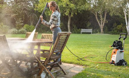 Hochdruckreiniger Zubehör für die Reinigung von Gartenmöbeln und Gartengeräten