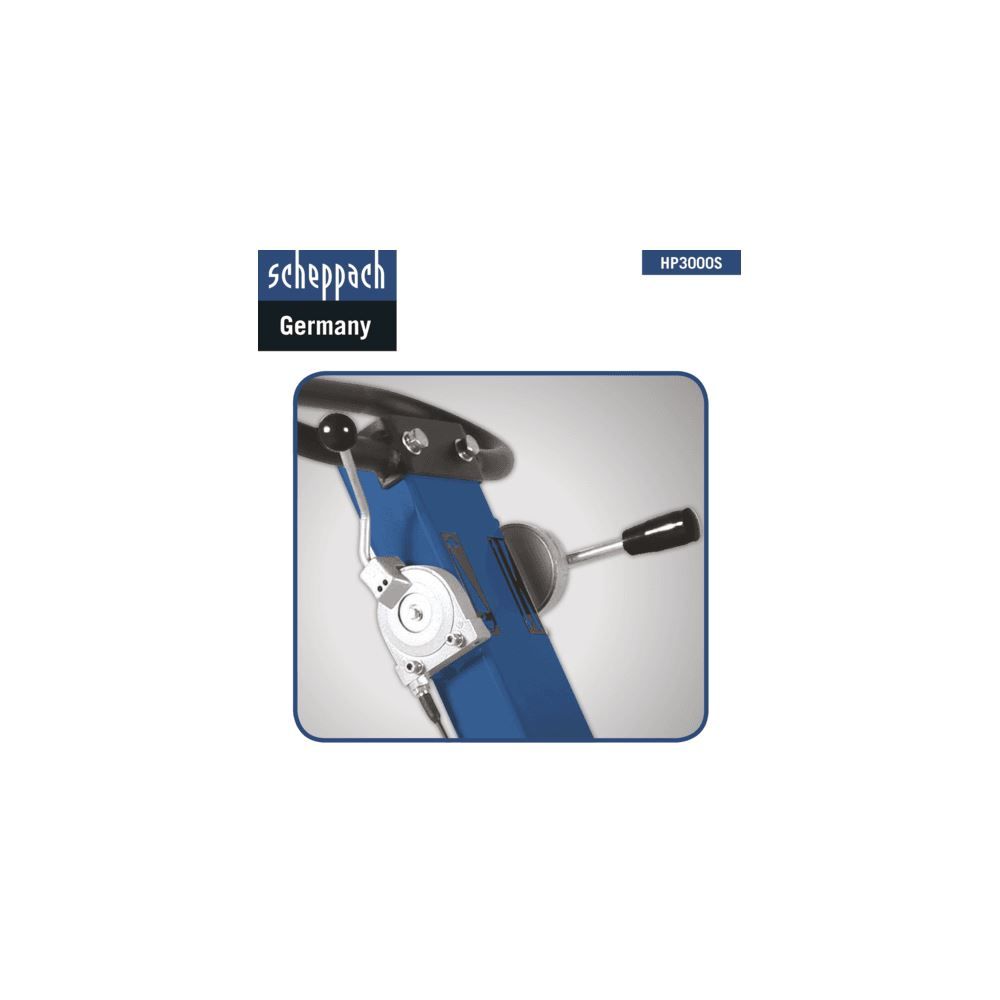 Produktbild SCHEPPACH Rüttelplatte HP3000S inkl. Fahrvorrichtung und Gummiplatte 9PS bild 3