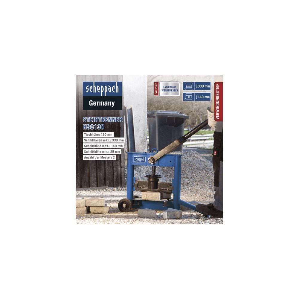 Produktbild SCHEPPACH Steinknacker Streintrenner HSC130 bild 6