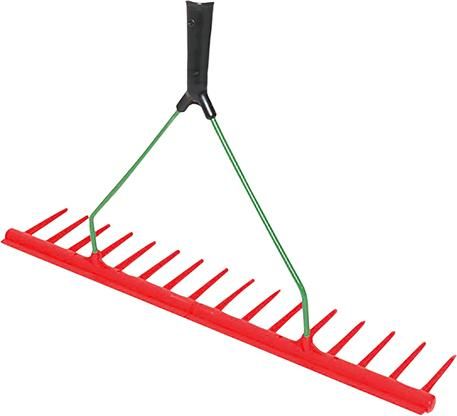 Produktbild Idealspaten Kunststoffrechen mit 16 Zinken Arbeitsbreite 640 mm