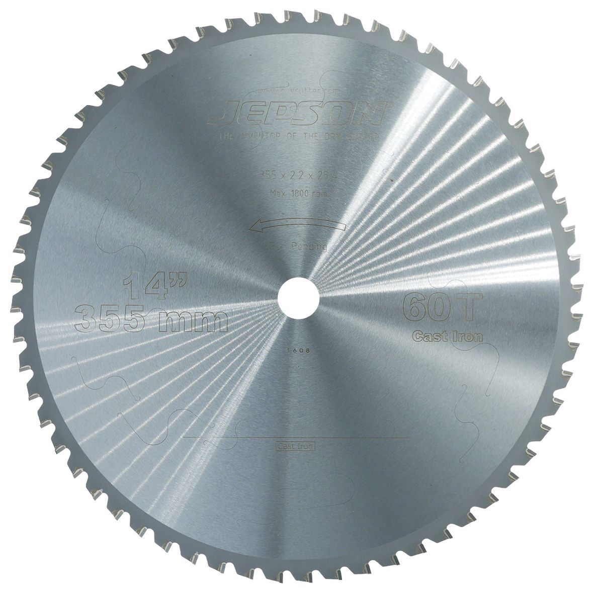 Produktbild Jepson Hartmetallsägeblatt Durchmesser 355 mm zu Premium Super DC