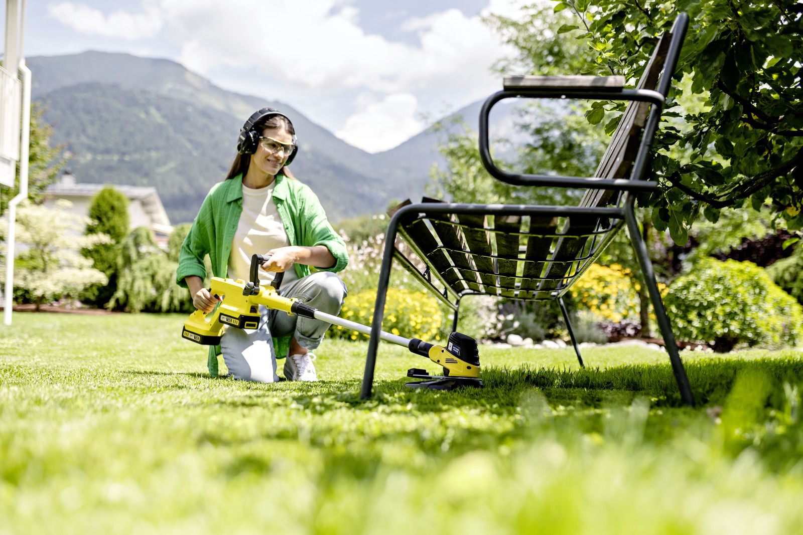 Produktbild Kärcher Akku Rasenmäher LTR 3-18 Dual 36 V Motor bild 9