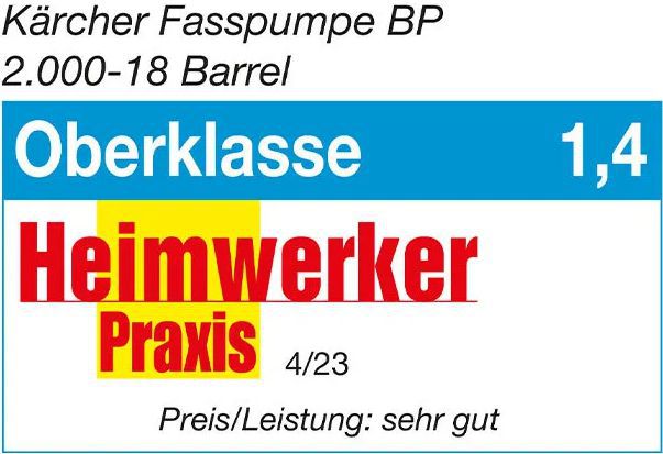 Produktbild Kärcher Akku-Fasspumpe BP 2.000-18 Barrel - Heimwerker Praxis bild 9
