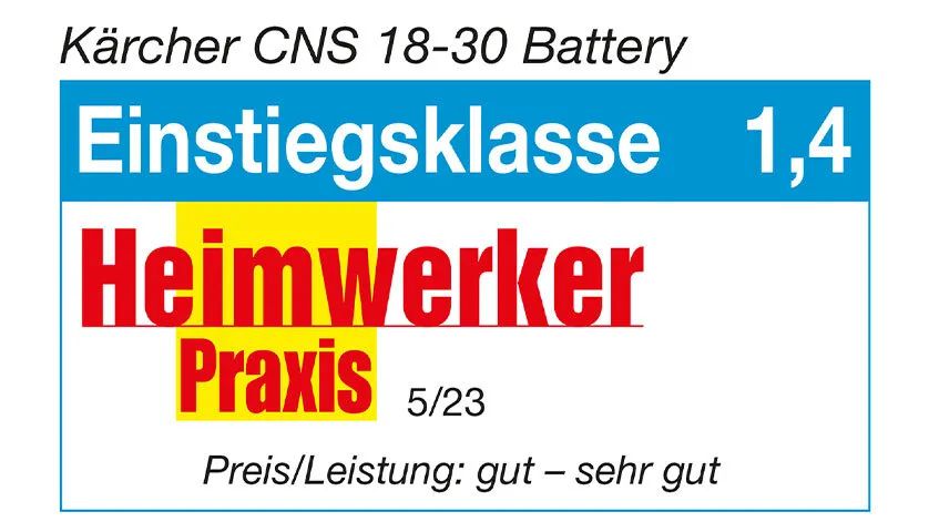 Produktbild Kärcher Akku Kettensäge CNS 18-30 Battery Auszeichnung Heimwerker Praxis bild 10