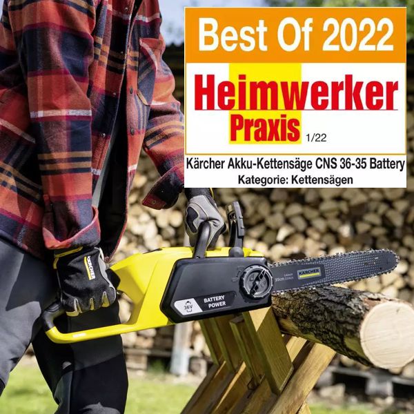 Kärcher Akku Kettensäge CNS 36-35 top bewertet