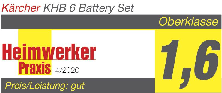 Produktbild Kärcher KHB 6 Battery Set Akku Mitteldruck Reiniger Auszeichnung Heimwerker Praxis bild 8