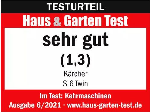 Produktbild Kärcher Handkehrmaschine S 6 Twin Kehrmaschine - Haus-Garten Test "sehr gut" bild 3