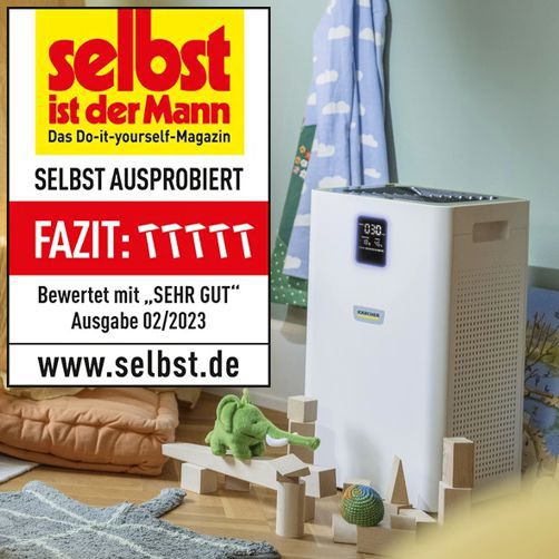 Kärcher Luftreiniger AF 30 mit „Sehr gut“ bewertet