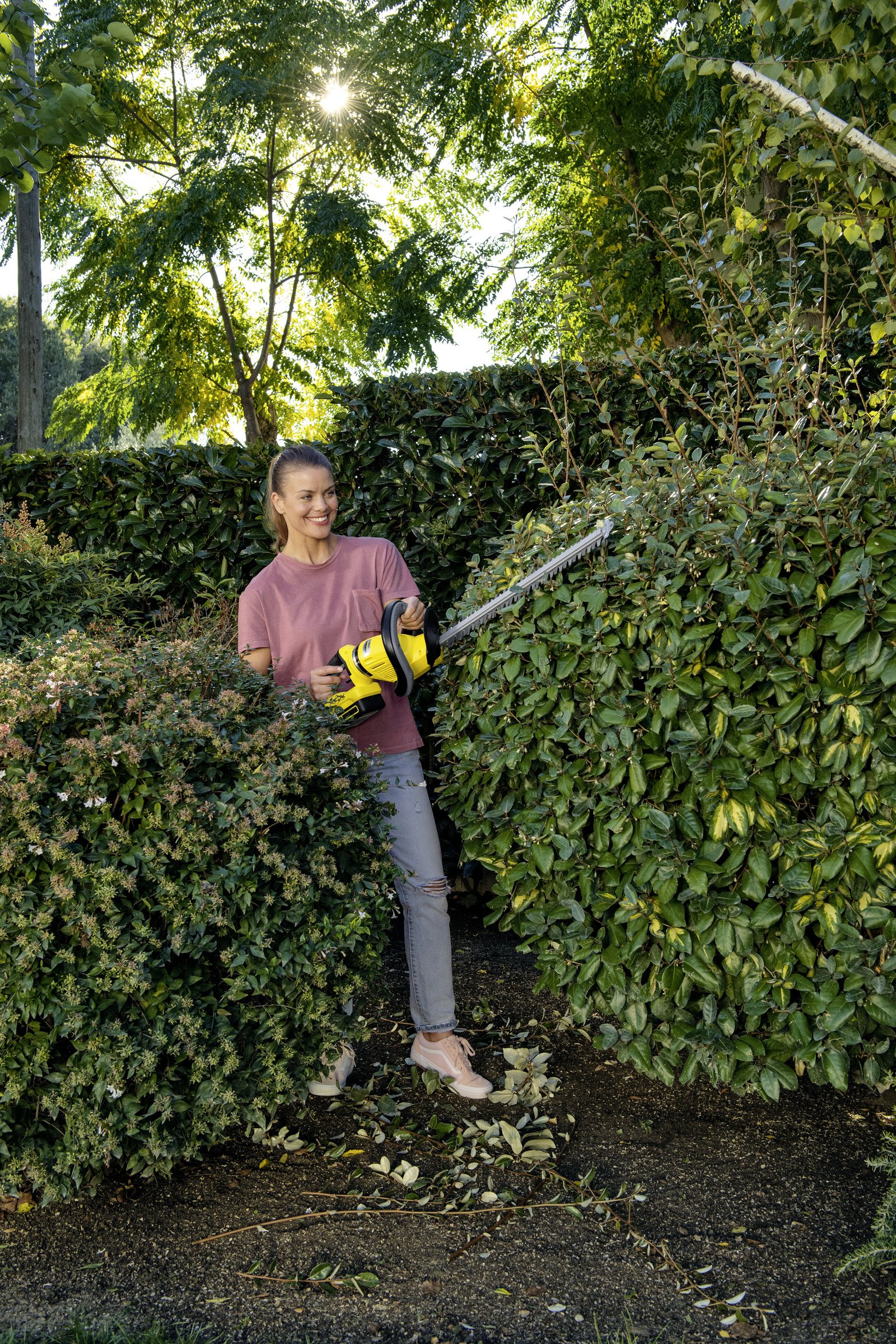 Produktbild Kärcher Akku-Heckenschere HGE 18-50 Battery Set Beispiel 3 bild 8