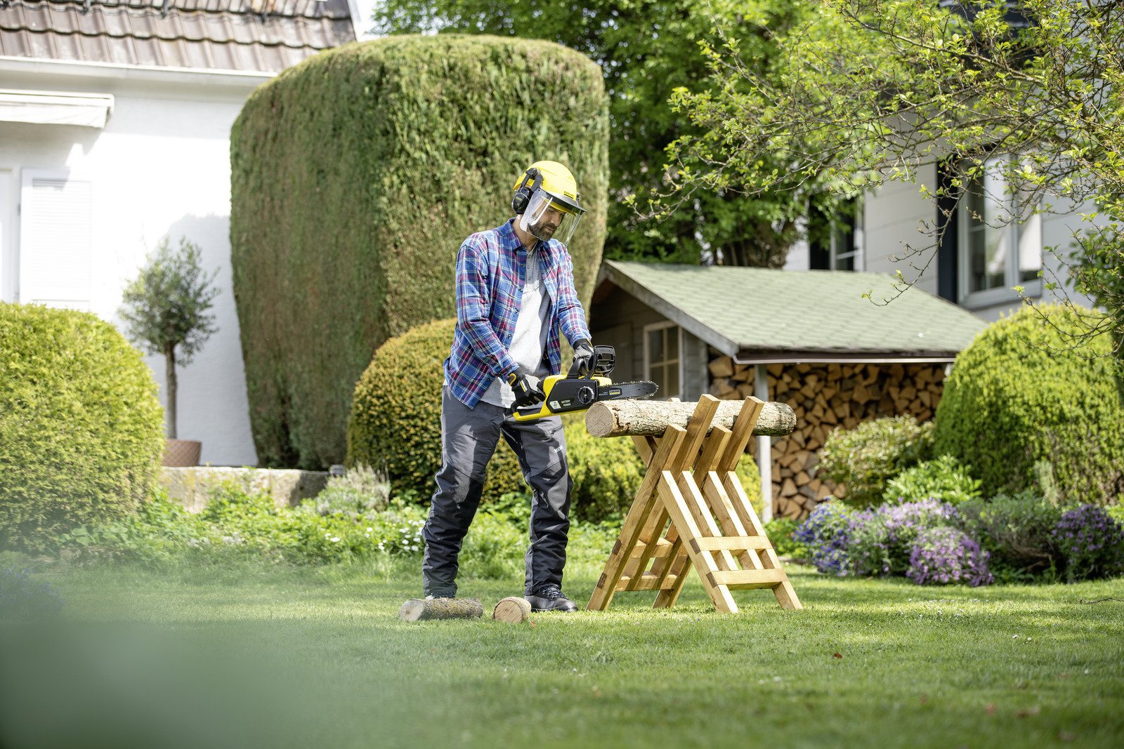 Produktbild Kärcher Akku Kettensäge CNS 18-30 Battery Beispiel 1 bild 2