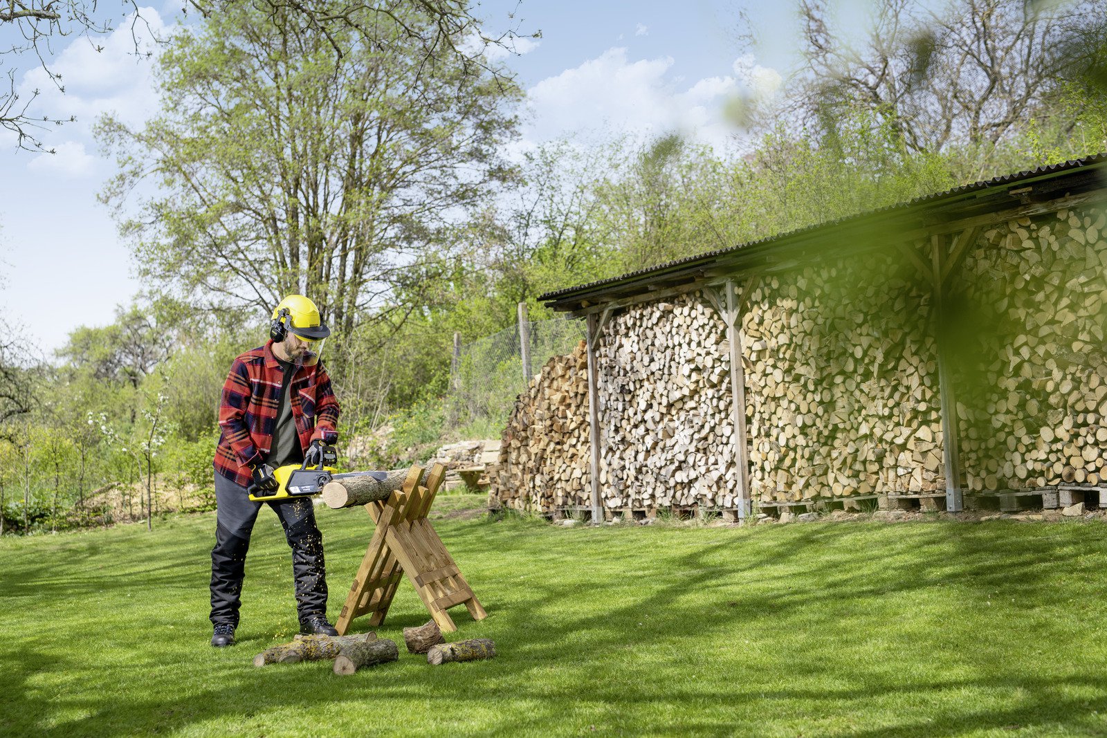 Produktbild Kärcher Akku Kettensäge CNS 36-35 Battery Beispiel 1 bild 2