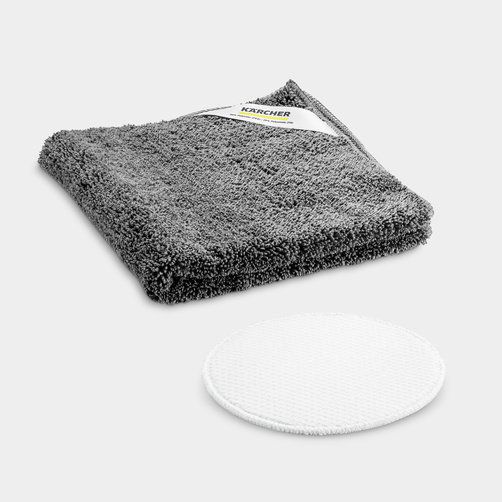 Produktbild Kärcher Autoscheiben Reinigungsset - Pad und Tuch bild 2