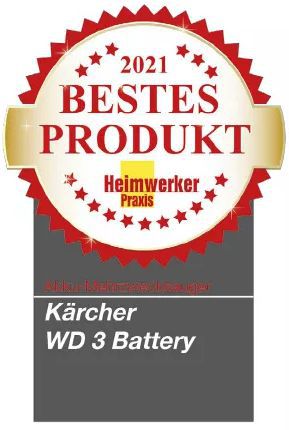 Produktbild Kärcher Mehrzwecksauger WD 3 Battery Akku Sauger - Heimwerker Praxis Bestes Produkt 2021 bild 3