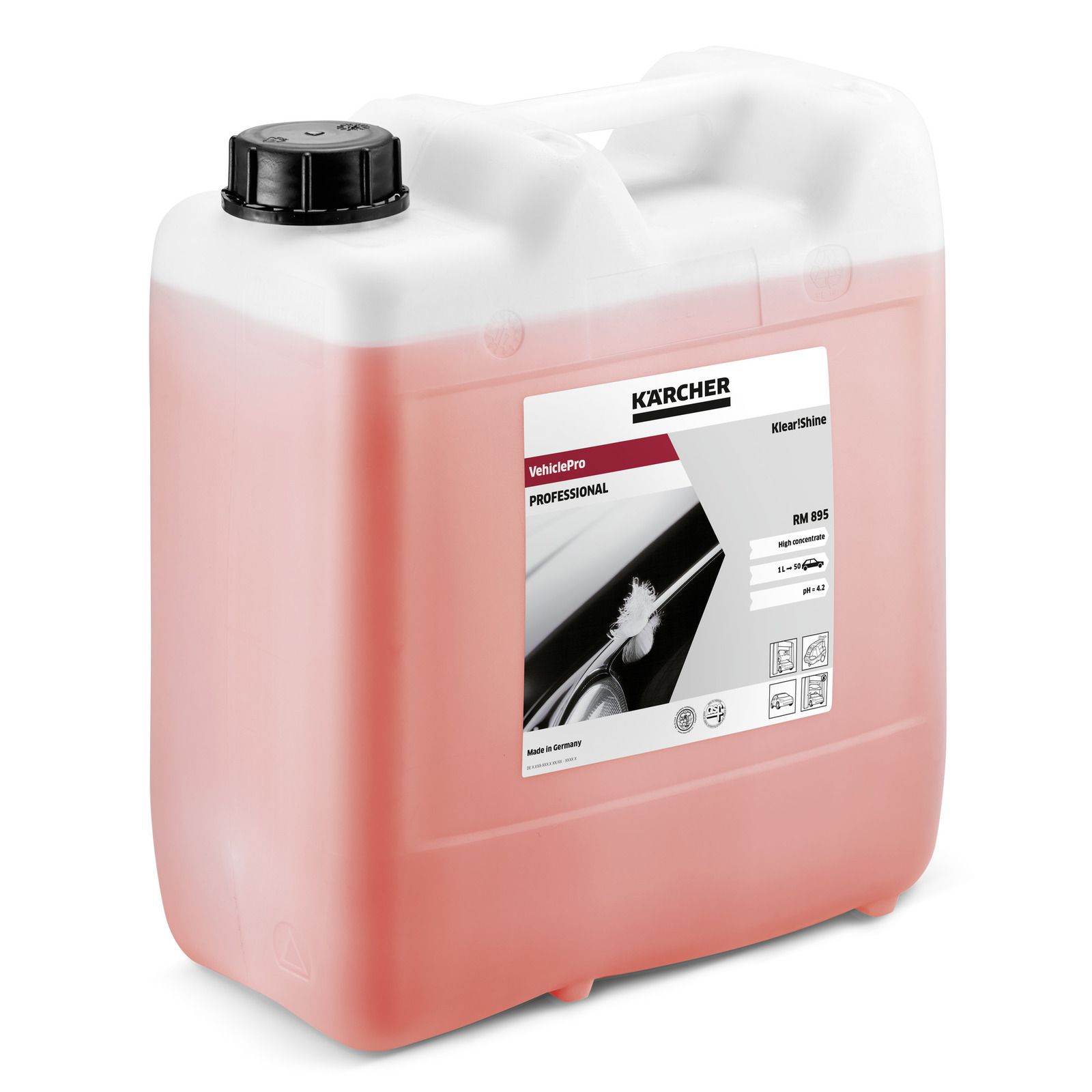 Produktbild Kärcher Reinigungsmittel VehiclePro Klear!Shine RM 895 10l