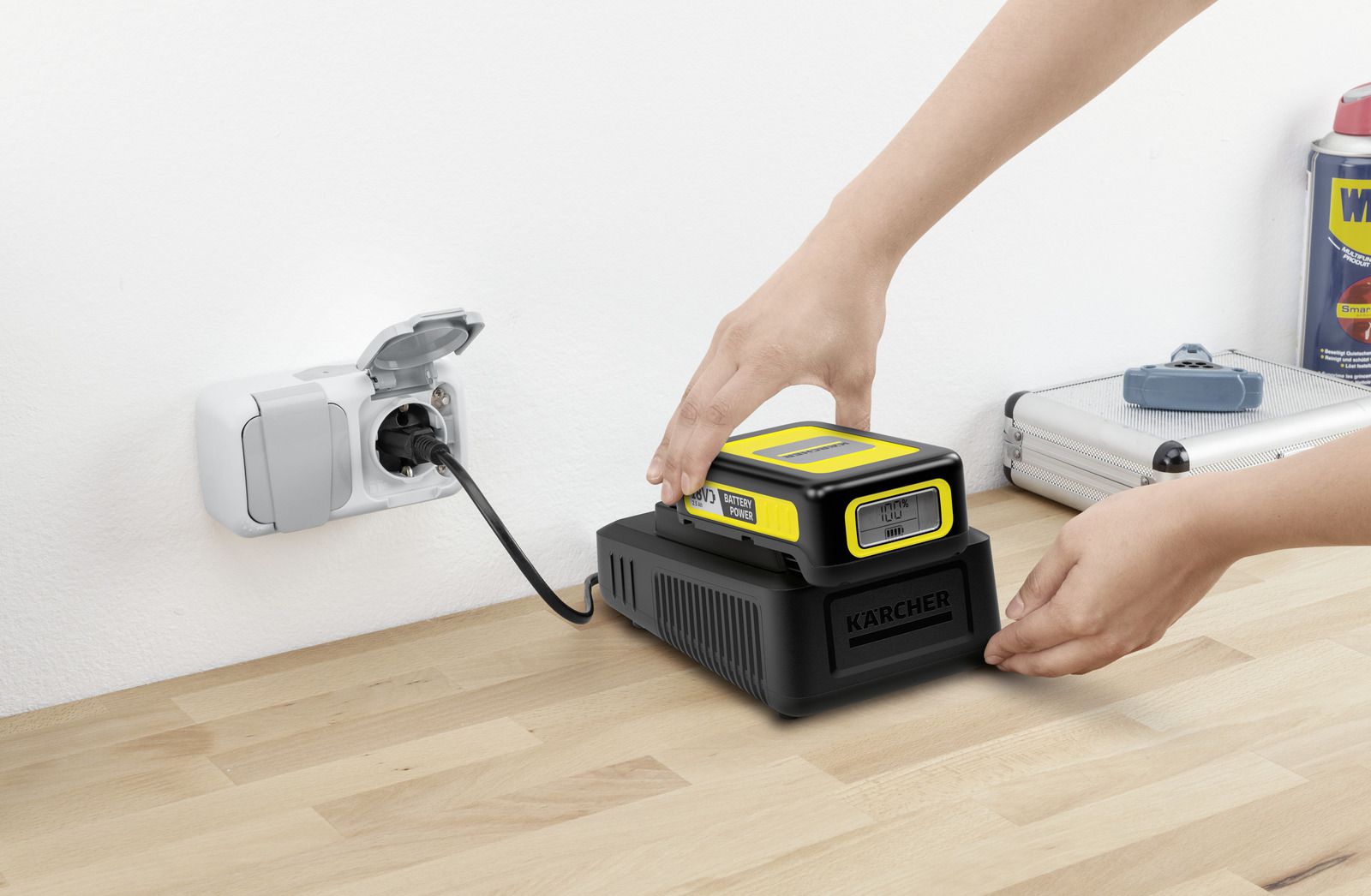 Produktbild Kärcher Schnellladegerät Battery Power 18 V Beispiel bild 2
