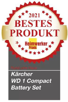 Produktbild Kärcher Mehrzwecksauger WD 1 Compact Battery Set - Heimwerker Praxis Bestes Produkt 2021 bild 2