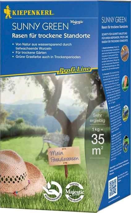 Produktbild Kiepenkerl Green Rasen 1 kg Profi-Line Sunny