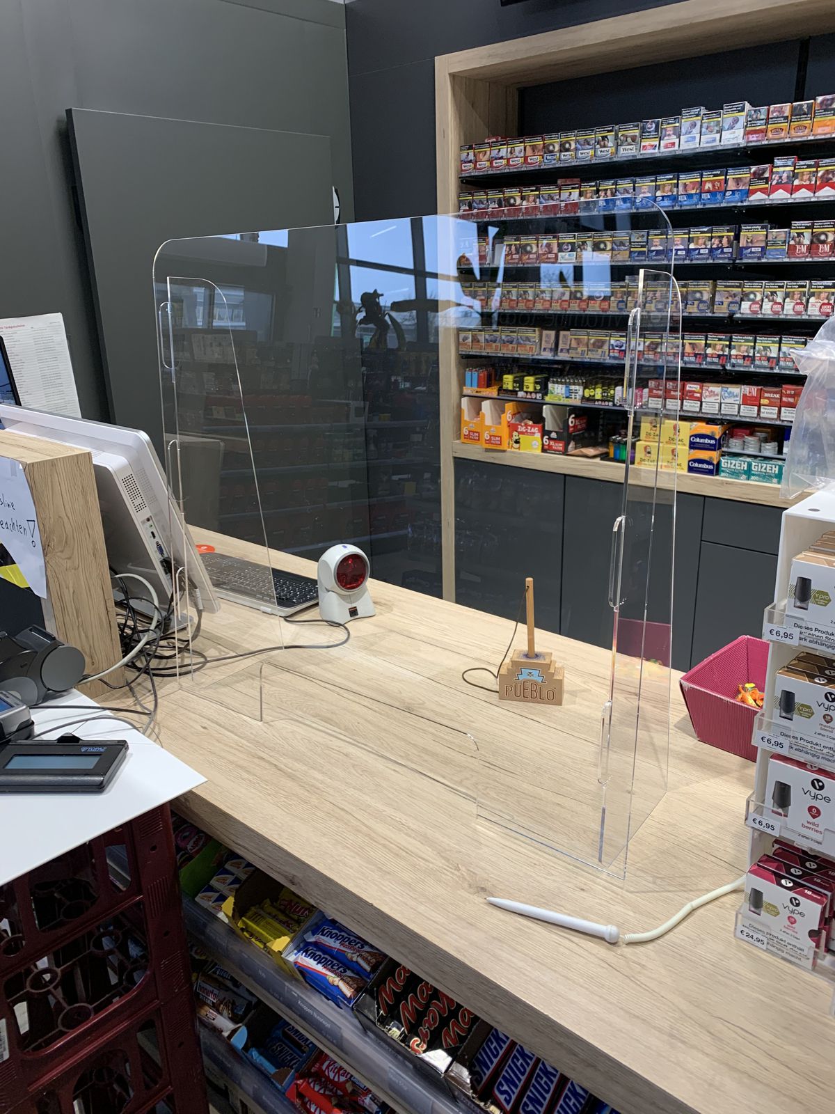 Produktbild Kiesel Werkzeuge Thekenschutz Spuckschutz Virenschutz Beispiel 1 bild 3